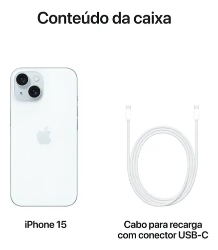 Apple Iphone 15 256gb (5g) Original Garantia Top Brindes (Novo com