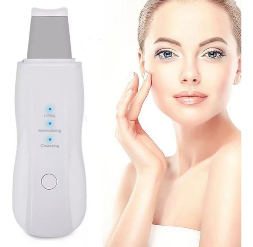 Limpiador Ultrasónico Masaje Facial Digital Peeling Lifting