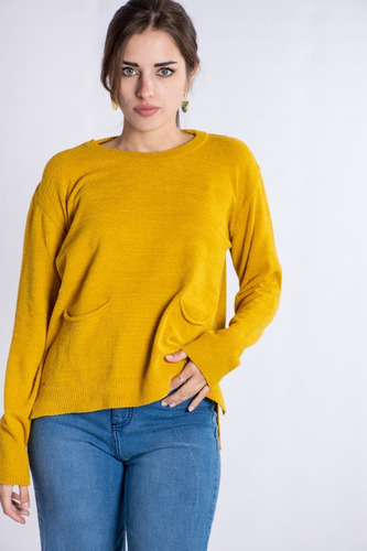 Sweater Chenille Cuello Redondo Para Mujer Excelente Calidad