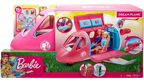 Barbie Dreamplane Avión Con 15 Accesorios Original De Usa