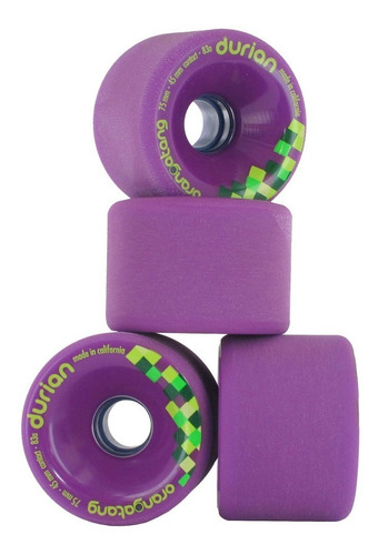 Ruedas Para Longboard Orangatang Durian 75mm 83a Set