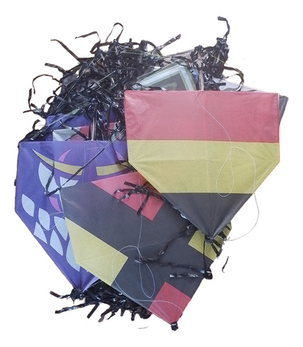 Kit 10 Pipa Pronta Completa Com Cabresto E Rabiola Cores