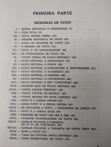 Memórias De Tatuí E Do Lar São Vicente De Paulo = Bispo Dom José Melhado Campos / Ano 1989 (Usado)