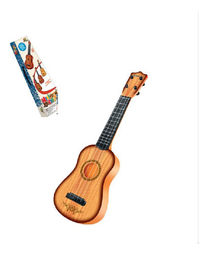 Mini Violão Infantil Com Corda E Palheta