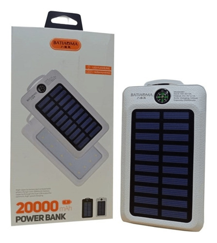 Cargador Solar Power Bank 20000 Mah
