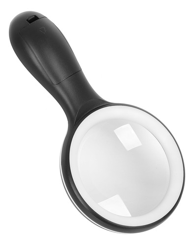Lupa Portátil De 10x Con Lupa, Lente De Vidrio Iluminada, Gr