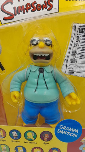 Figura Los Simpsons Abuelo Abraham Playmates Trujillo S (Usado)