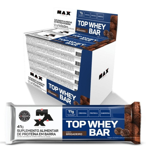 Top Whey Bar Performance Cx 12 Uni - Max Titanium