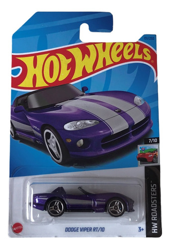 Hot Wheels Dodge Viper Rt 10 Morado Convertible Mattel Nuevo