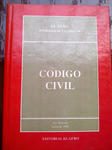 Libros Codigo Civil 1.994