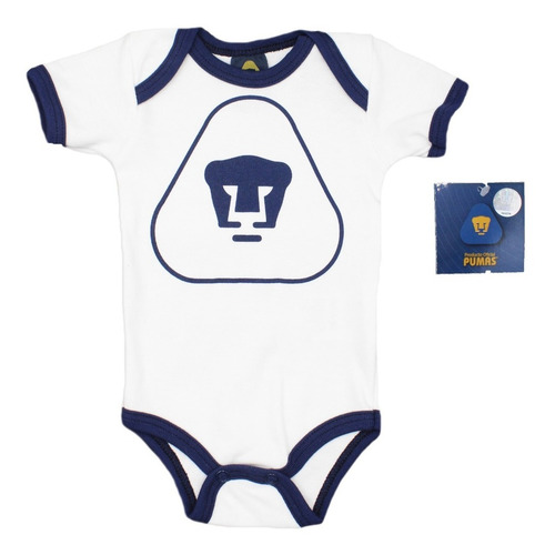 Imagen 4 de 8 de Pañalero Bebé Ropa Futbol Original Pumas Mariachi Set 2 Pzs