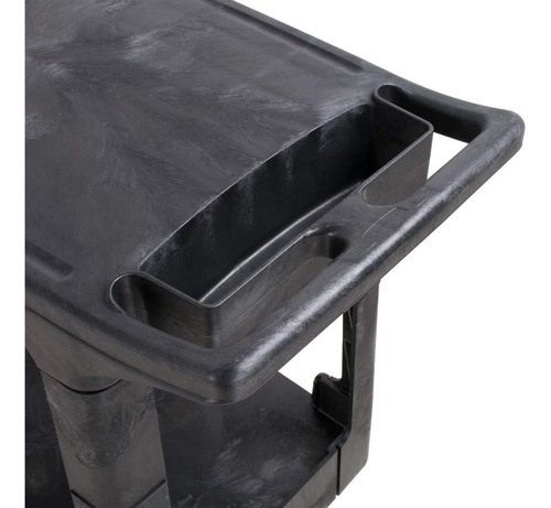 Carro De Servicio 2 Estantes Pequeño 227 Kg Capacidad Almacé