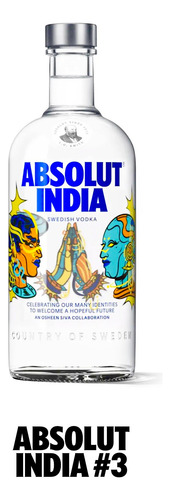 Absolut Vodka India V 3 Articulo De Colección Muy Rara