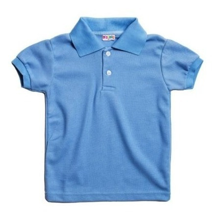 Chemise Escolar Azul Para Niño Bambino Talla 14-16-18-s - M