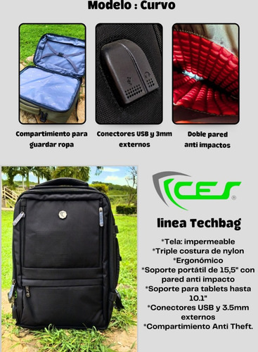 Bolso Ejecutivo Para Laptop. Original 