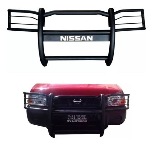 Burrera Tumba Burros Nissan D22 Np300 2007-2015 Defensa Logo