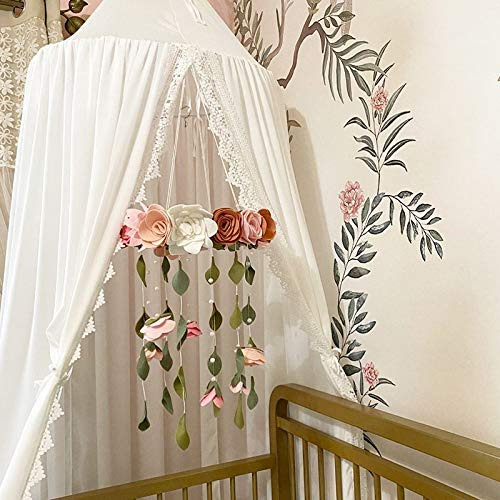 Loaol Kids Bed Canopy With Lace Colgante Mosquitera Para Cun