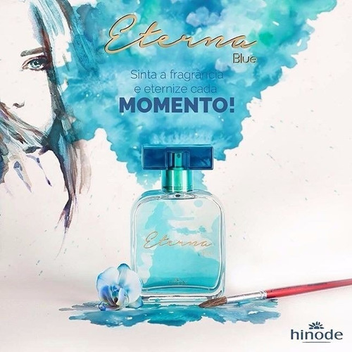 Perfume Hinode Eterna Blue 100ml Frete Grátis Todo Brasil