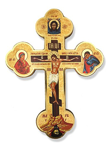 Crucifijo De Madera Icono Cruz De Pared Crucifixión De Crist