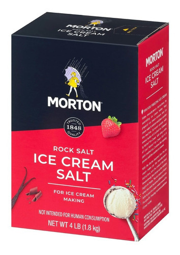 Morton Rocas De Sal Para Elaboración De Helados 1.8 Kg