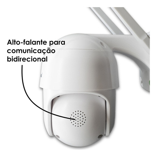 Câmera de segurança Orbitronic ORB776 com resolução 1080p branco