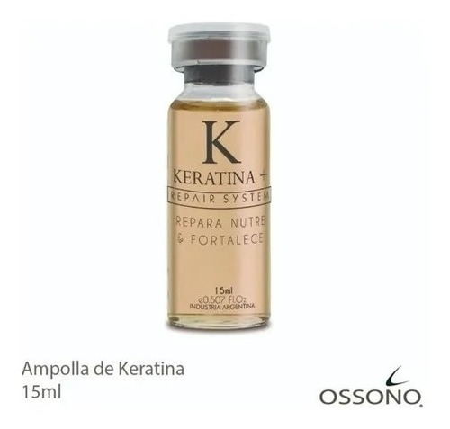 Ampolla Keratina + Repair System X15ml Ossono