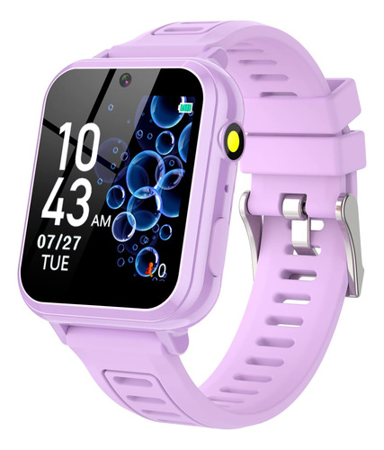 Reloj Inteligente P/niños Phyulls De 3-12 Años - Morado