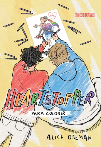 Heartstopper para colorir, de Alice Oseman. Editora Seguinte, capa mole em português