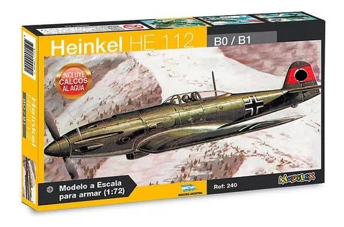 Heinkel He 112 B0 / B1 Maqueta Avion Para Armar 1/72 Modelex