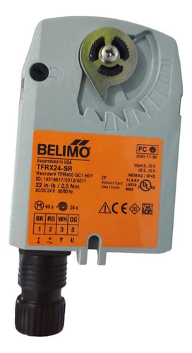 Válvula De Bola 1/2 Belimo B213+tfrx24-sr Actuador Cv 4.7