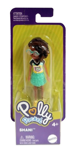 Polly Pocket Shani Vestido Verde Gatito - Mattel