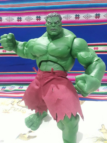 Hulk Hombre Verde Gigante Articulado Marvel Avenger 28 Cm !!