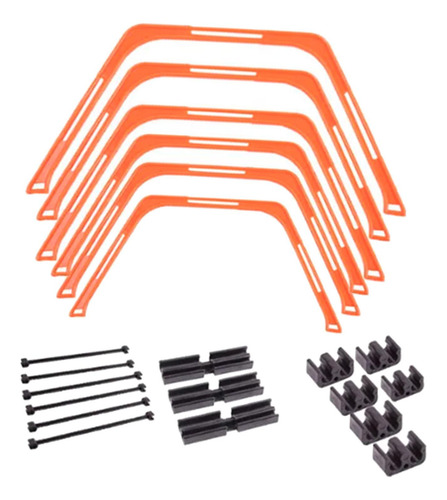 Aros De Agilidad En Forma De Hexágono Para Mejorar Naranja
