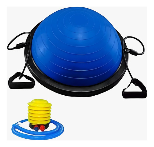 Balón Bosu Superficie Inestable Ligas Yoga Pilates Inflador