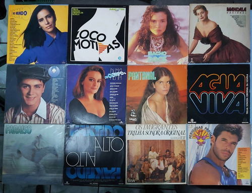 Imagem 3 de 5 de Lps Novelas Lote Com 10 Lps 160 Reais