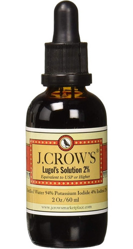 J. Crow's Lugol's Solution 2% -- 2 Fl - mL a $3148