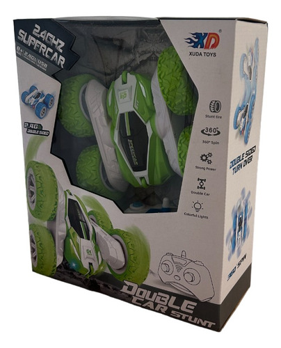 Vehiculo Control Remoto Double Car Stunt 2.4 Ghz Recargable