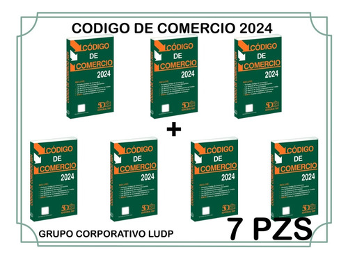 Codigo De Comercio Paq 7pz