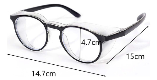 Nuevas Gafas Redondas Con Lente Plana Antiazul Y Marco Esmer