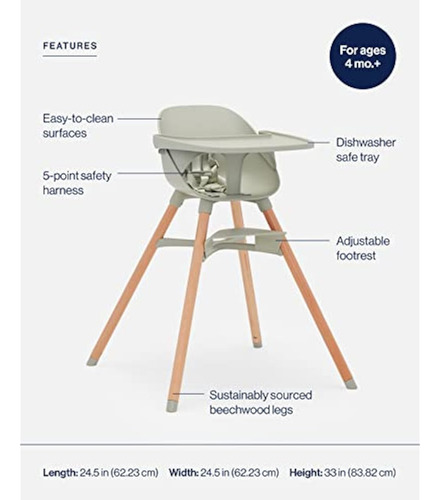 Trona Convertible 3 En 1 Lalo The Chair -