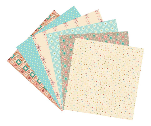 6 Cortes P Patchwork 20x20 Retazos Tela Vintage Xxii