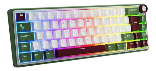 Teclado Mecanico Gamer Royal Kludge Rkr65 Rgb Abnt2 S Bw Wtg