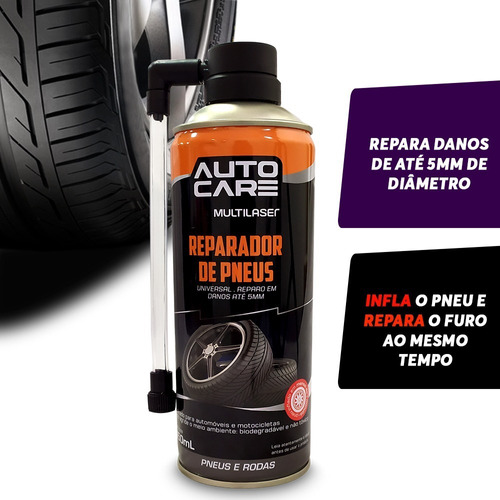 Spray Reparador De Pneu Selante Carro Moto Emergencia