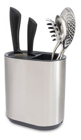 Imagen 2 de 6 de Organizador Cuchillos Utensilios Cocina Taco Acero Inoxidabl