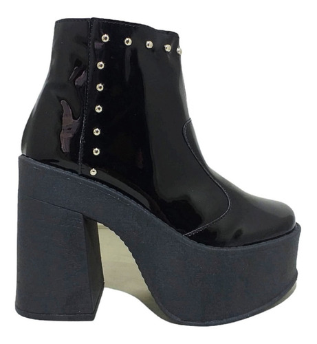 Imagen 2 de 4 de Botas Meru Charol Black