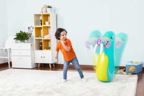 Imagen 4 de 6 de Puching Bag Punch Pop Inflable Involcable Bestway Babymovil