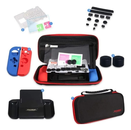 Estuche Kit De Accesorios Nintendo Switch Kit Protección