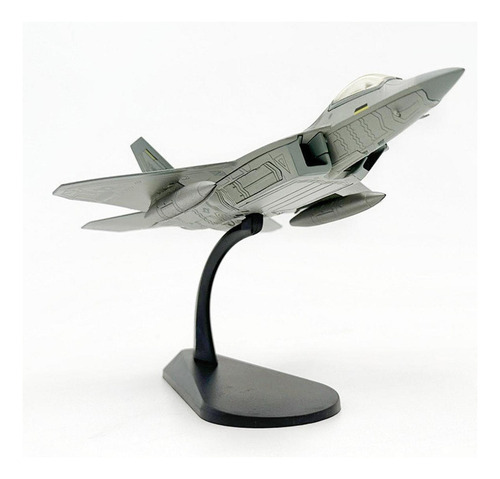1: 100 F22 Fighter Aircraft Modelo Con Pantall Stand
