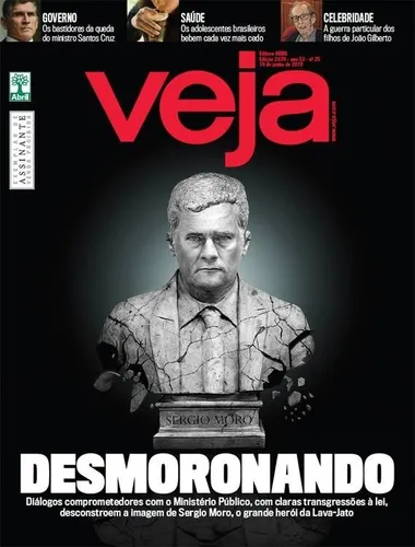 comprar Revista Veja 2639 - Junho  2019 - Desmoronando