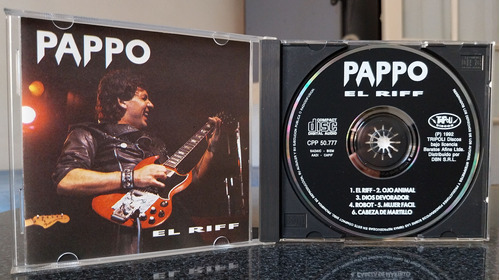 Cd Pappo El Riff + Disco Patrulha 85 1era Ed - Exc - Edfargz